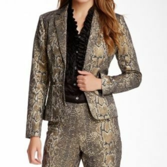 paperwhite Jackets & Blazers - paperwhite Snakeskin python blazer 8